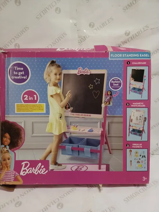 BOXED BARBIE FLOOR EASEL  RRP £44.99