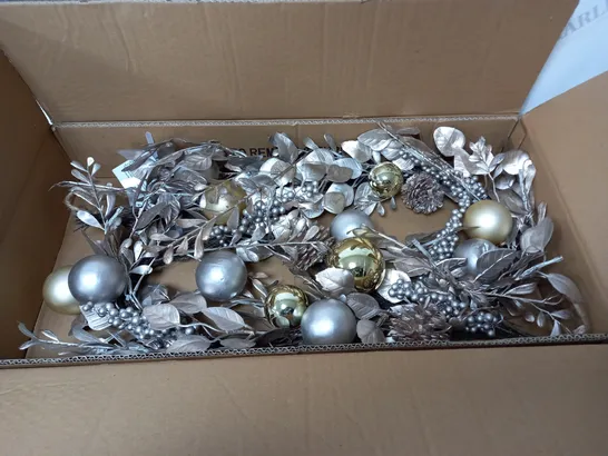 6FT CHAMPAGNE GOLD PRE LIT GARLAND RRP £39.99