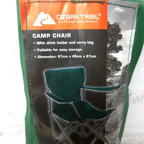 OZARK TRAIL CAMP TRAIL CHAIR - GREEN