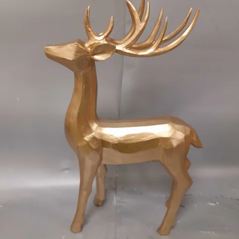 GOLDEN STAG ORNAMENT 