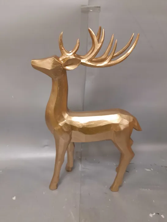 GOLDEN STAG ORNAMENT  RRP £29.99
