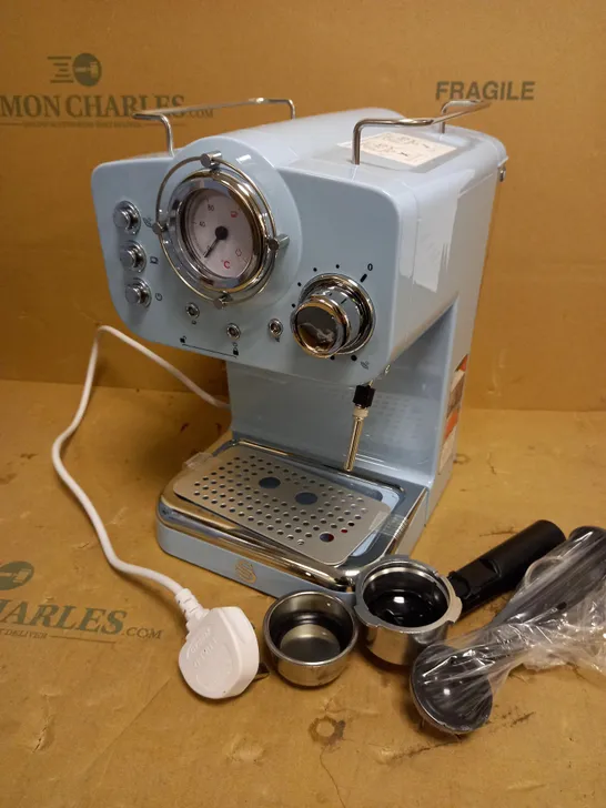 SWAN RETRO ESPRESSO COFFEE MACHINE