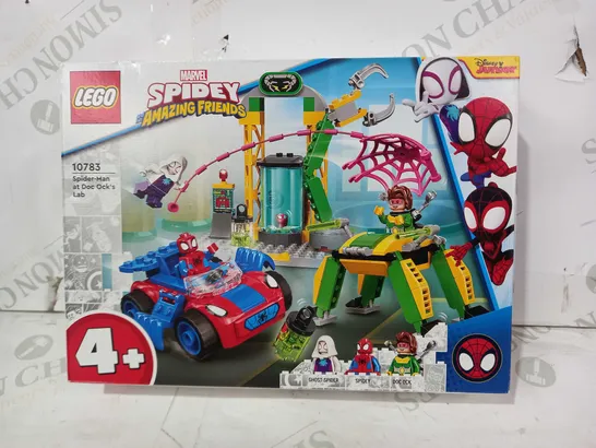 LEGO MARVEL SPIDEY AMAZING FRIENDS 10783 SPIDER-MAN AT DOC OCK'S LAB