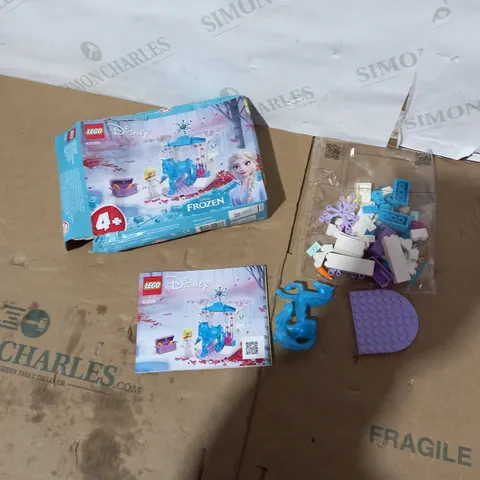 BOXED LEGO DISNEY PRINCESS ELSA AND THE NOKK’S ICE STABLE SET 43209