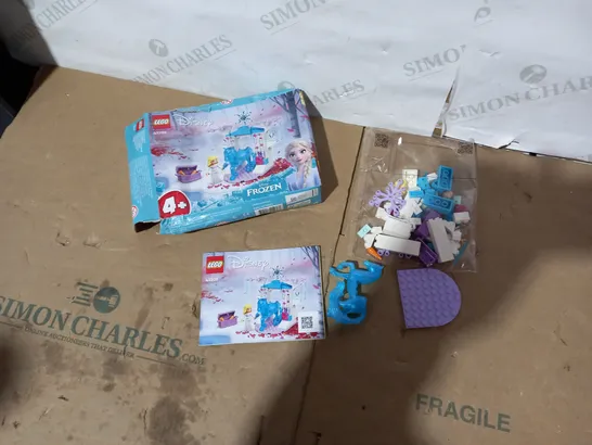 BOXED LEGO DISNEY PRINCESS ELSA AND THE NOKK’S ICE STABLE SET 43209 RRP £13
