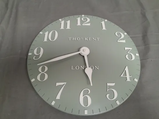 THOMAS KENT CLOCKS 12" ARABIC SEAGRASS CLOCK