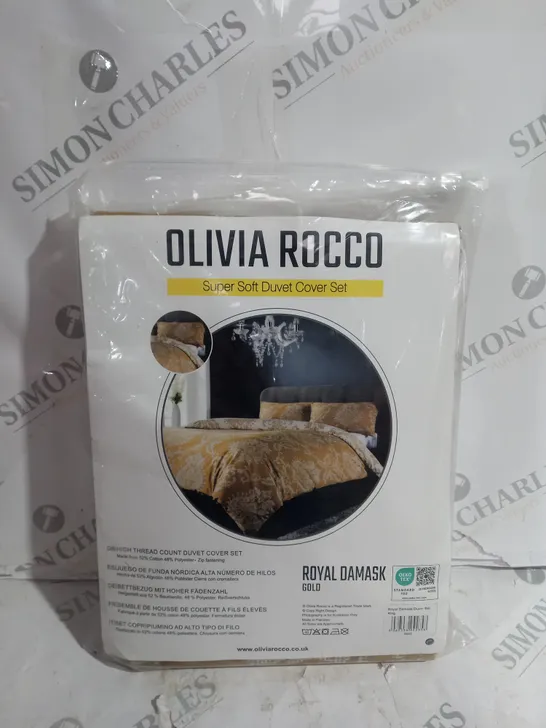 OLIVIA ROCCO SUPER SOFT DUVET COVER SET - KING SIZE