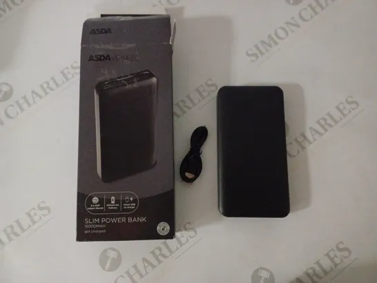 SLIM POWER BANK 15000MAH