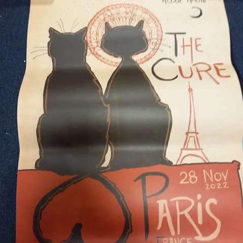 2 ASSORTED THE CURE GIG POSTERS