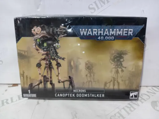 WARHAMMER 40K NECRONS CANOPTEK DOOMSTALKER MINIATURE