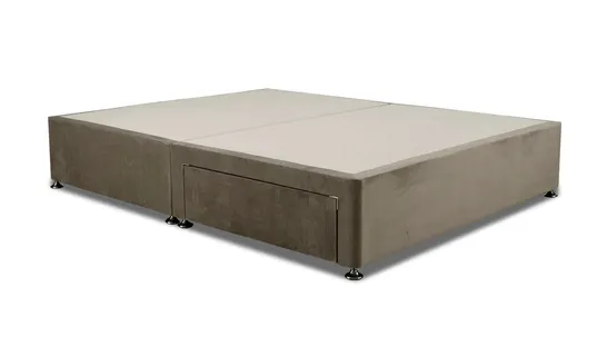 BAGGED 5' KINGSIZE HIGHGROVE 2+2 DRAWER DIVAN BASE NAPEL SEAL GREY (2 PARTS)