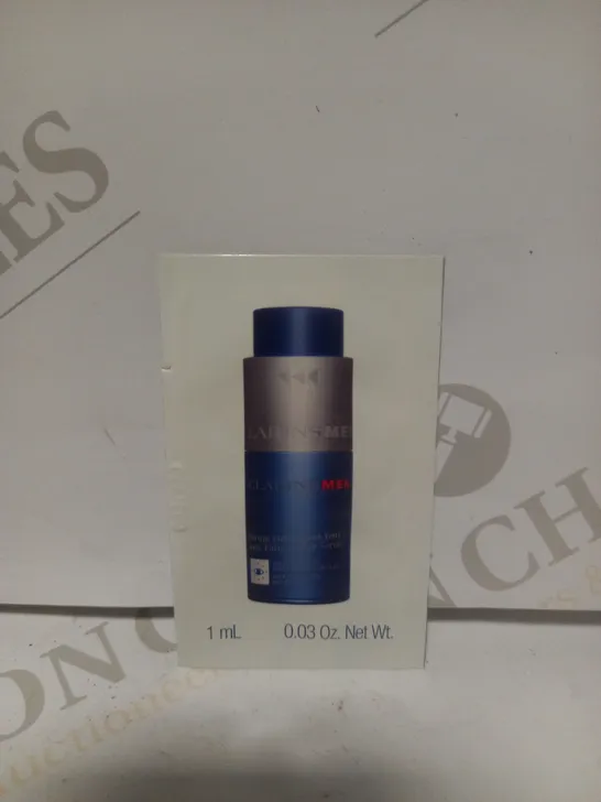 BOX TO CONTAIN A LARGE QUANTITY OF CLARINS 1ML MEN'S ANTI-FATIGUE EYE SERUM POUCHES