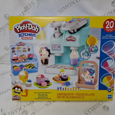 BOXED PLAY-DOH SUPER COLOURFUL CAFÉ PLAYSET