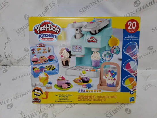 BOXED PLAY-DOH SUPER COLOURFUL CAFÉ PLAYSET RRP £36.99