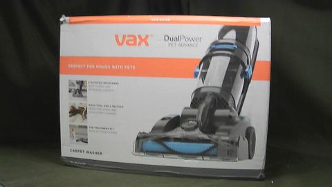 VAX ECR2V1P DUAL POWER PET ADVANCE CARPET CLEANER