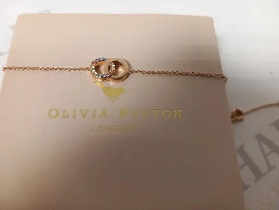 BOXED OLIVIA BURTONRAINBOW INTERLINK BRACELET