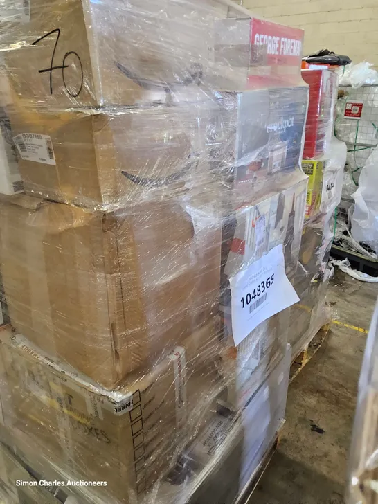 PALLET OF APPROXIMATELY 30 UNPROCESSED RAW RETURN HOUSEHOLD AND ELECTRICAL GOODS TO INCLUDE;