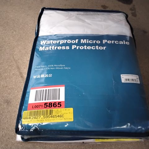 AINDREA MICRO PERCALE WATERPROOF FITTED MATTRESS 