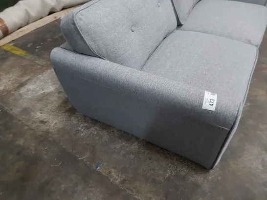 DESIGNER TWO SEATER SOFA GREY FABRIC 