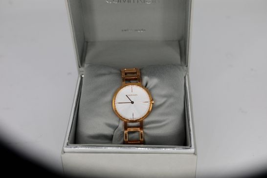 BRAND NEW BOXED CALVIN KLEIN ROSE WATCH RRP £259