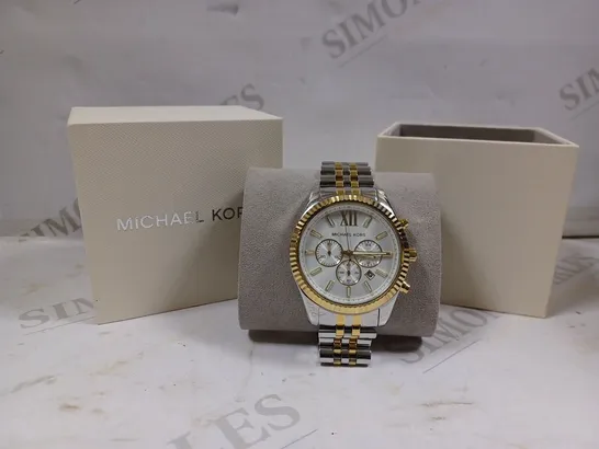 MICHAEL KORS LEXINGTON 2-TONE STAINLESS WATCH RRP £279