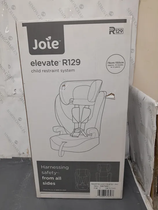 BOXED AND SEALED JOLE ELEVATE R129 CHILD RESTRAINT SYSTEM 