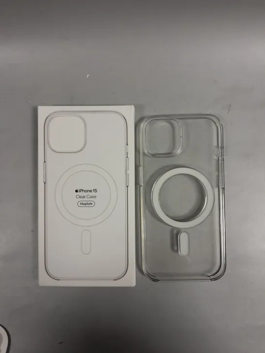 BOXED IPHONE 15 MAGSAFE CLEAR CASE  RRP £49