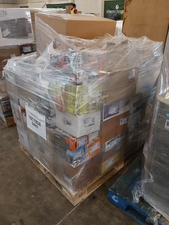 PALLET OF APPROXIMATELY 112 ASSORTED HOUSEHOLD & ELECTRICAL PRODUCTS TO INCLUDE