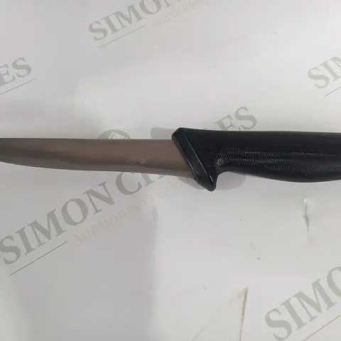 APPROXIMATELY 9 STARRETT BUTCHER KNIFE DEBONING WITH STRAIGHT BROAD BLADE BKB103-6