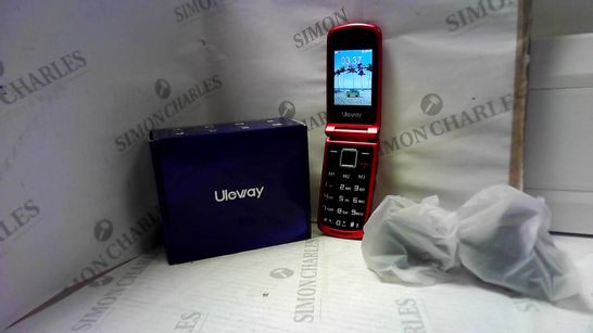 ULEWAY FLIP PHONE - RED