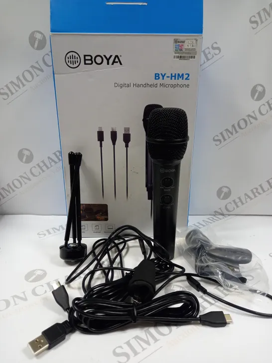 BOXED BOYA BY-HM2 DIGITAL HANDHELD MICROPHONE 