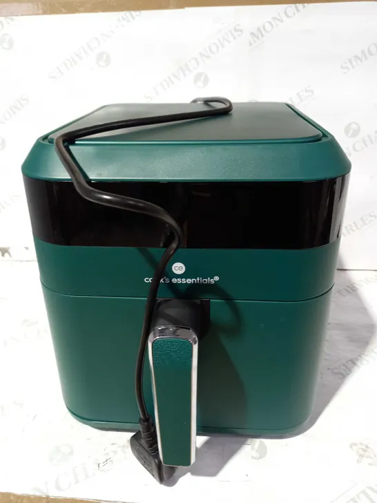 COOKS ESSENTIALS AIR FRYER WITH COOKING TRAY AND GRILL RACK COLOUR: EMERALD