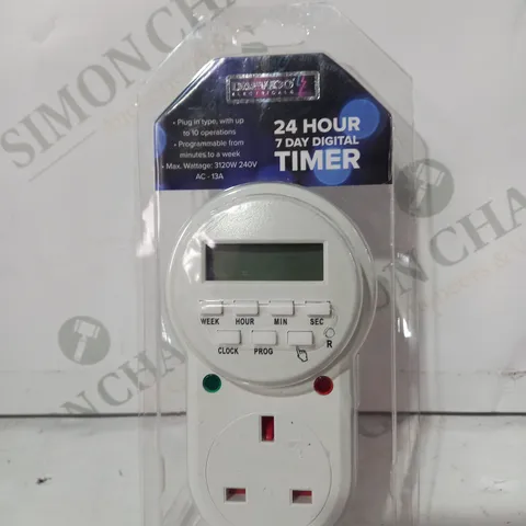 DAEWOO 24 HOUR 7 DAY DIGITAL TIMER