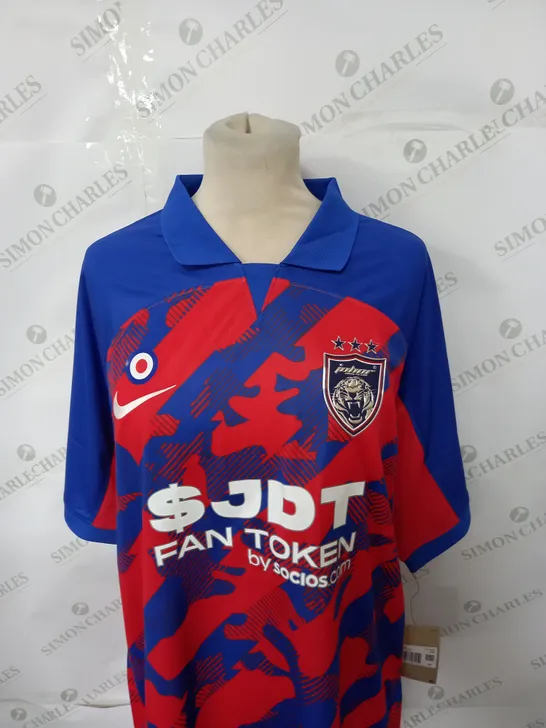 JOHOR FC FOOTBALL JERSEY SIZE XXL