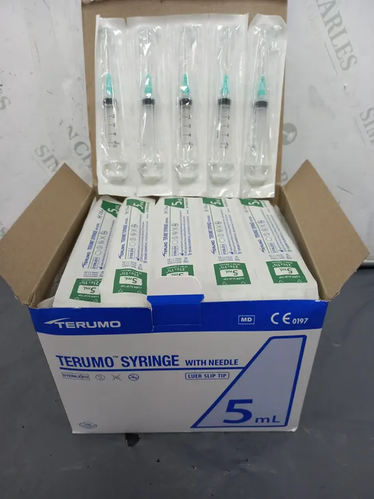 BOXED TERUMO SYRINGLES WITH NEEDLES LUBER SLIP TIP (5ml)