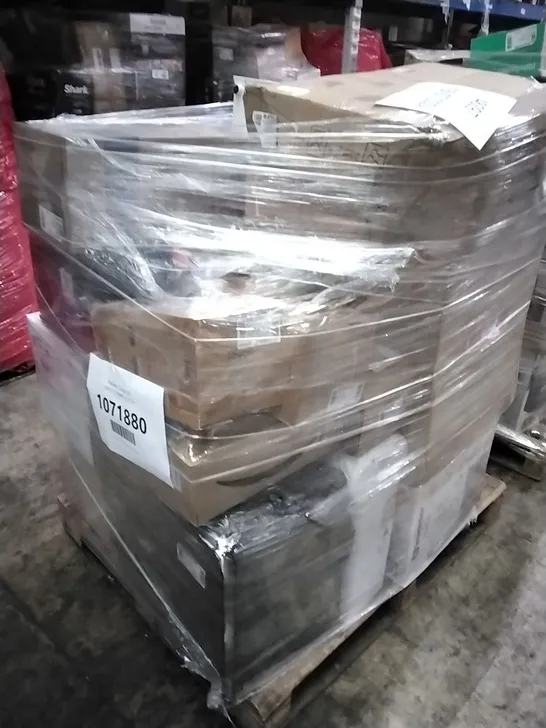 PALLET OF APPROXIMATELY 23 UNPROCESSED RAW RETURN HOUSEHOLD AND ELECTRICAL GOODS TO INCLUDE;