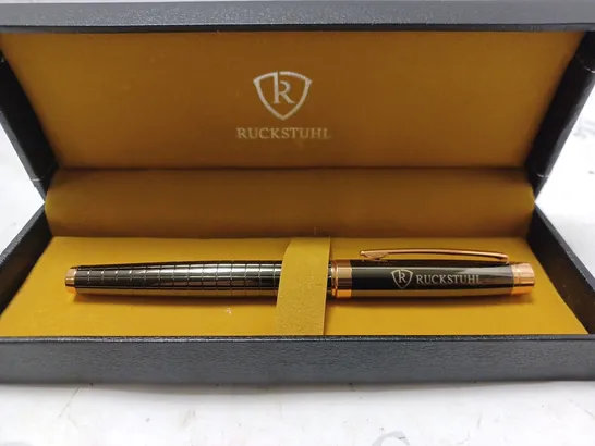 RUCKSTUHL STAINLESS STEEL LUXURY PEN IN GIFT BOX 