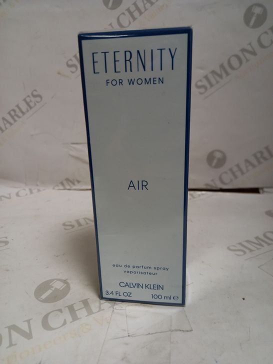 BOXED AND SEALED ETERNITY FOR WOMEN AIR CALVIN KLEIN EAU DE PARFUM 100ML