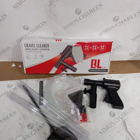 BOXED QL GRAVEL CLEANER WITH GLASS SCRAPER 