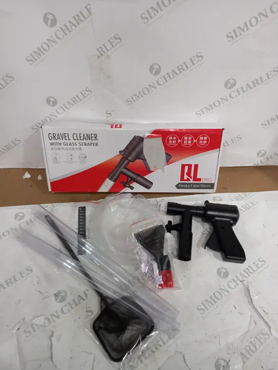 BOXED QL GRAVEL CLEANER WITH GLASS SCRAPER 