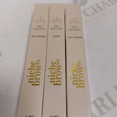 BOX OF 3 NICHE BROW CO PRO DEFINER PENS