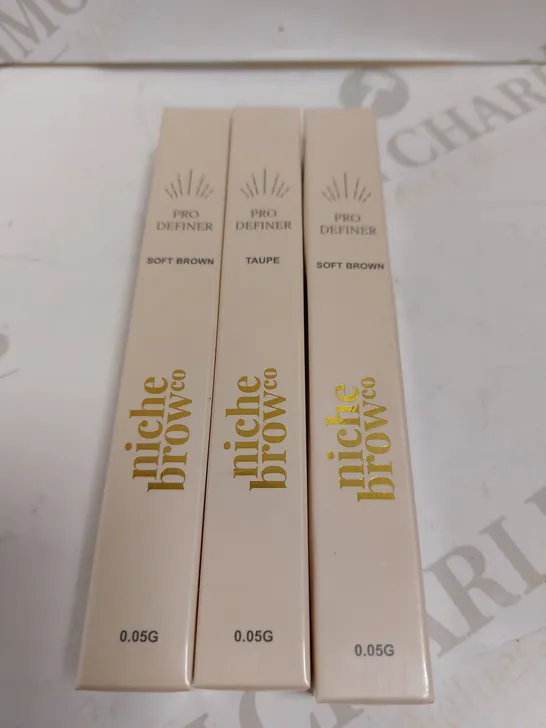 BOX OF 3 NICHE BROW CO PRO DEFINER PENS