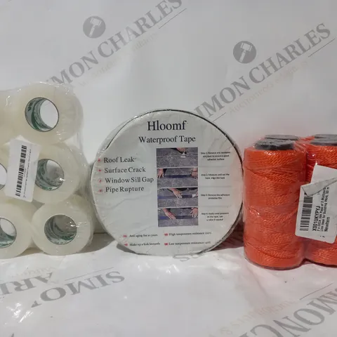 APPROXIMATELY 10 ASSORTED HOUSEHOLD ITEMS TO INCLUDE WATERPROOF TAPE, SURGICAL TAPE, ETC