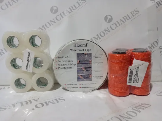 APPROXIMATELY 10 ASSORTED HOUSEHOLD ITEMS TO INCLUDE WATERPROOF TAPE, SURGICAL TAPE, ETC