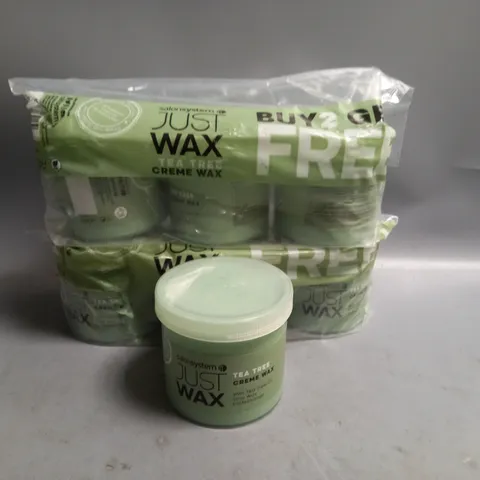 LOT OF 7 SALONSYSTEM JUST WAX TEA TREE PROFESSIONAL STRIP WAX 450G