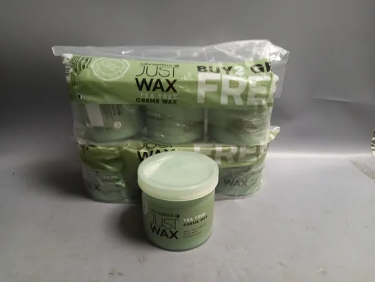 LOT OF 7 SALONSYSTEM JUST WAX TEA TREE PROFESSIONAL STRIP WAX 450G