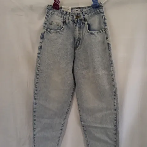 BOX OF APPROX 16 COTTON ON SLOUCH MOM JEANS IN AVALON BLUE - EU 34