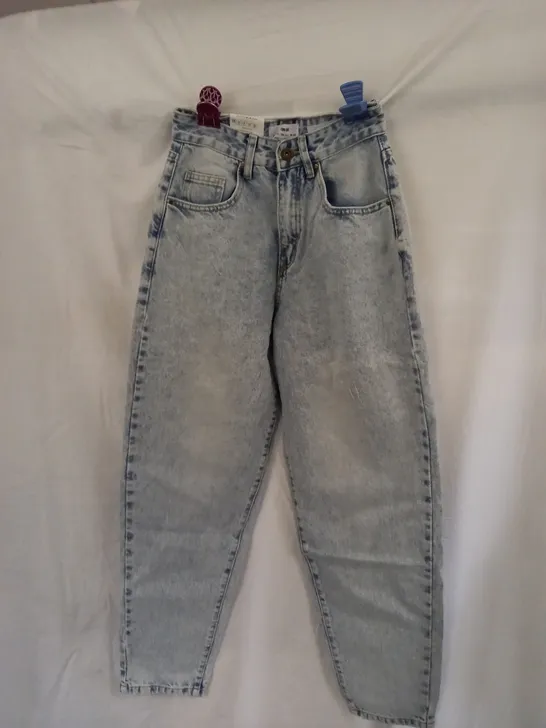 BOX OF APPROX 16 COTTON ON SLOUCH MOM JEANS IN AVALON BLUE - EU 34