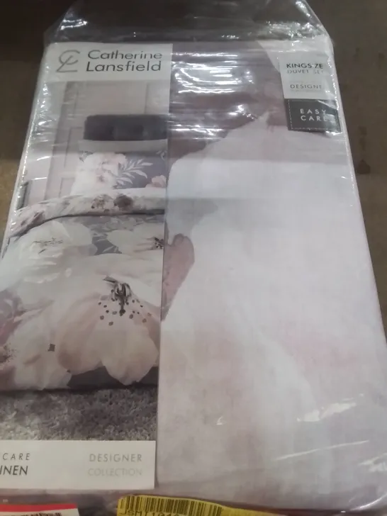 BAGGED CATHERINE LANSFIELD DAYMAR DUVET KING SIZE PERCALE FITTED SHEET 