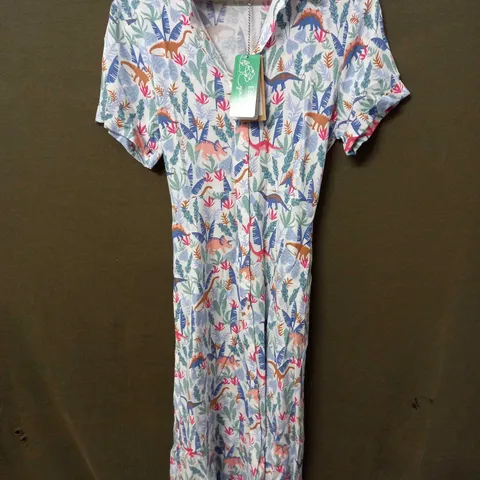 SUGARHILL LAURETTA SHIRT DRESS IN LOST DINOSAURS DESIGN - UK 16